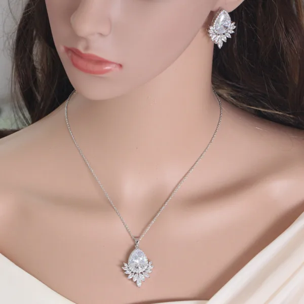 aaa jewelry chain bridal banquet dinner jewelry set - Image 3