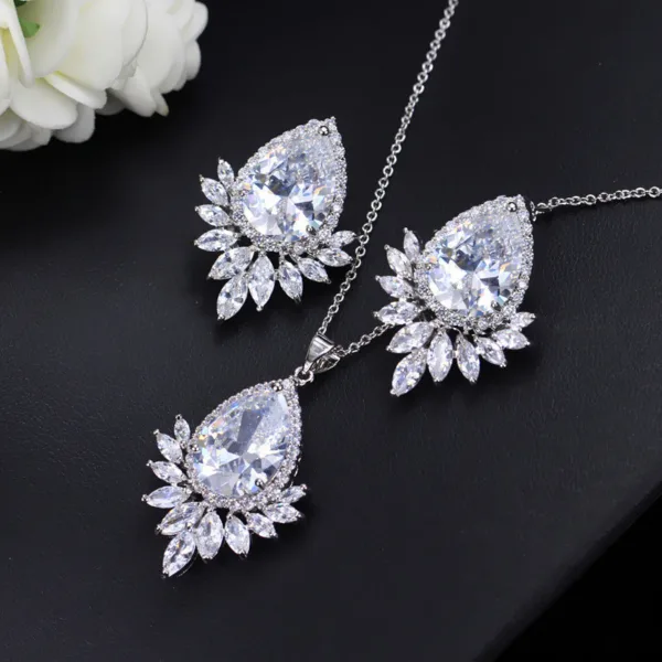 aaa jewelry chain bridal banquet dinner jewelry set - Image 7