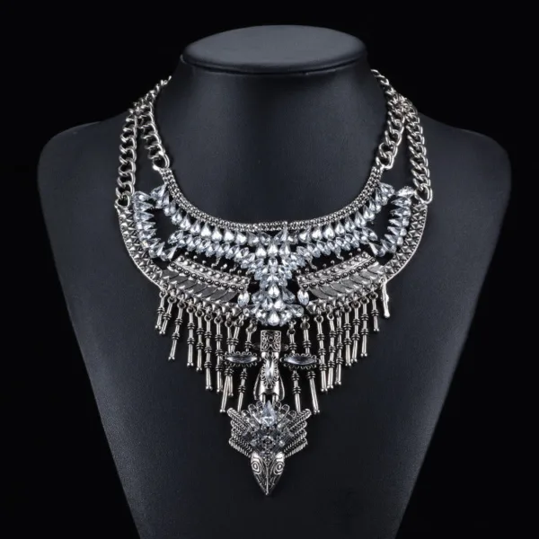 alloy diamond short necklace crystal necklace - Image 11