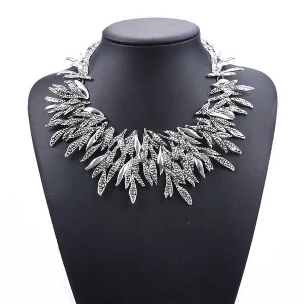 alloy diamond short necklace crystal necklace - Image 17