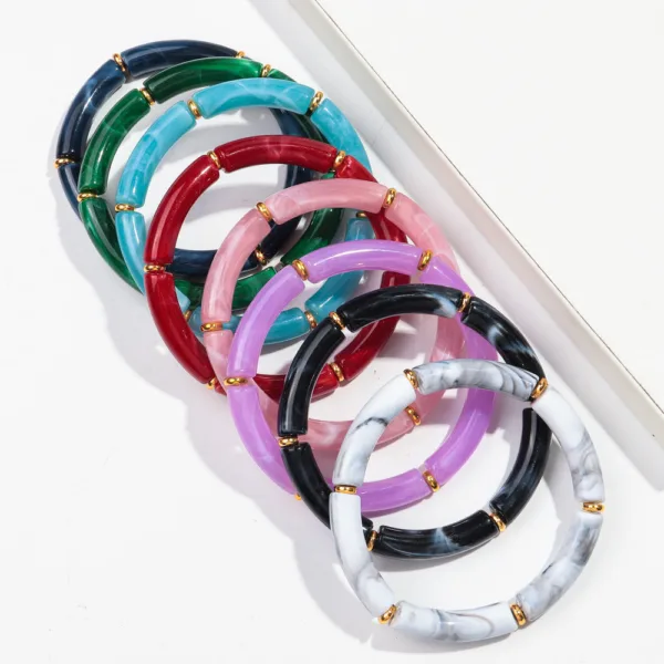 european and american popular acrylic elbow bracelets ladies - Image 2