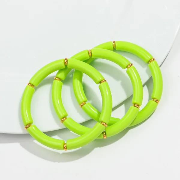 european and american popular acrylic elbow bracelets ladies - Image 30