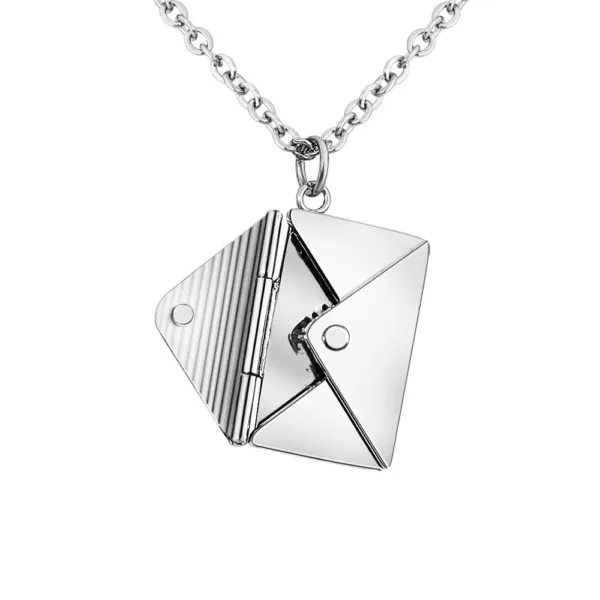 fashion jewelry envelop necklace women lover letter pendant best gifts for girlfriend - Image 11