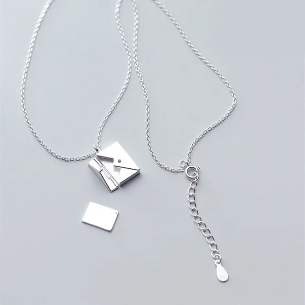 fashion jewelry envelop necklace women lover letter pendant best gifts for girlfriend - Image 6