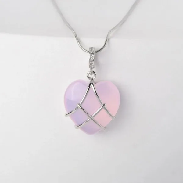 fashion moonstone necklace for cartoon princess love girl necklace novelty jewelry - Image 4