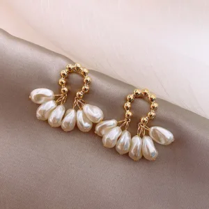 female baroque pearl earrings