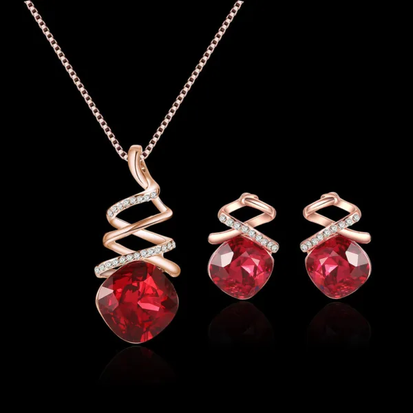 jewelry set bridal necklace earrings fashion jewelry set