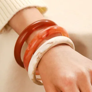 marble pattern multi color bracelet for women