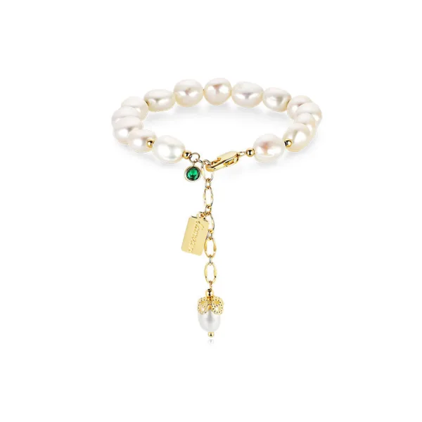 natural zircon pearl bracelet ins fashion luxury jewelry - Image 8