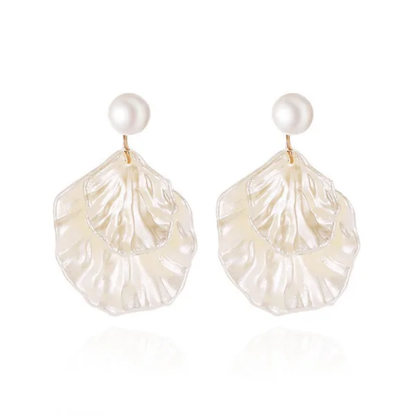 new style pearl shell earrings for ladies - Image 3