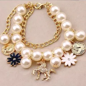 pearl flower bracelet jewelry