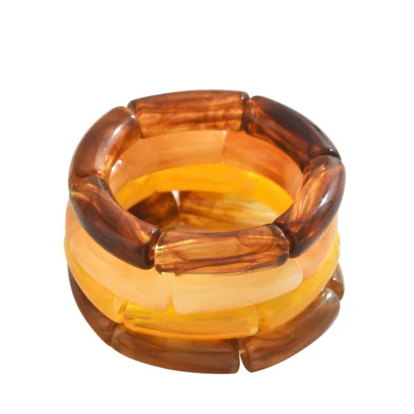 resin acrylic multi layer design bracelet - Image 5