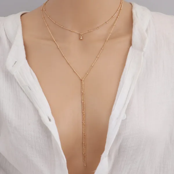 simple necklace retro clavicle necklace - Image 2