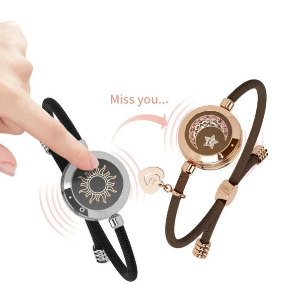 sun moon smart sensing couple bracelet - Image 2