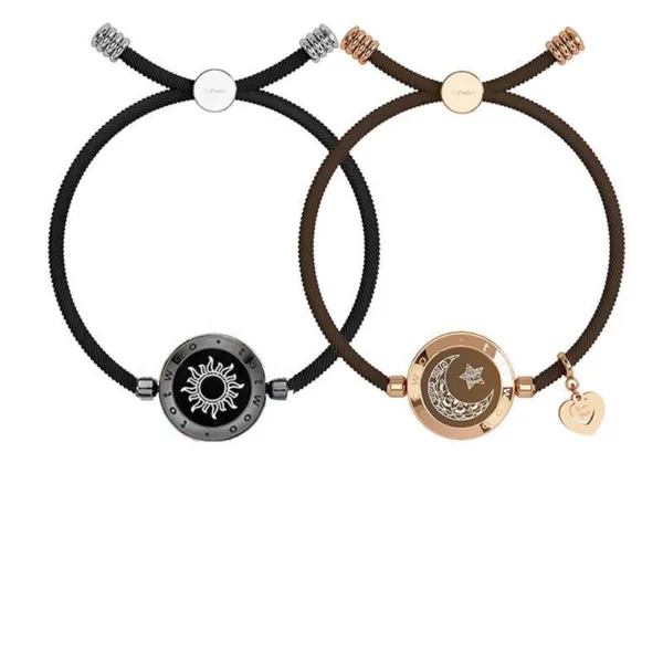 sun moon smart sensing couple bracelet - Image 4