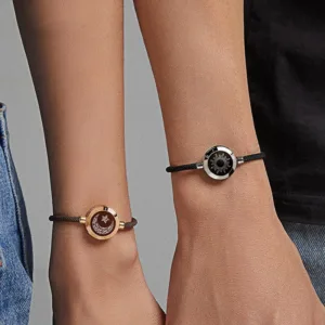 sun moon smart sensing couple bracelet