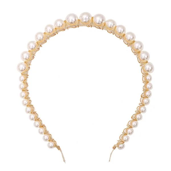 thin pearl headband - Image 6