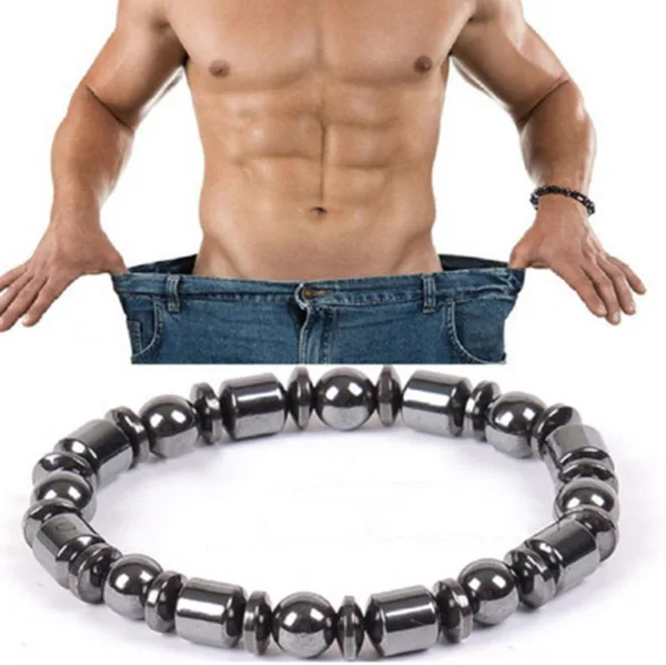 weight loss black stone magnetic therapy braclet